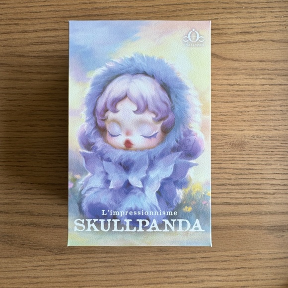 SKULLPANDA L'impressionnisme Series Plush Doll Keychain Pendant - 100% Authentic - Picture 3 of 7